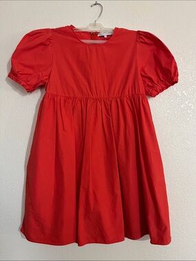 English Factory cotton feel red dress medium